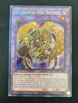 Yugioh Millenium-Eyes Restrict LDS1-EN051 Secret Rare Limited Edition NM - Image 1
