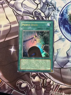 Power Bond Yu-Gi-Oh TCG Card CRV-EN037 Ultra Rare Holo 1st Ed LP/MP (WNU) - Image 1