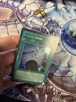 Power Bond Yu-Gi-Oh TCG Card CRV-EN037 Ultra Rare Holo 1st Ed LP/MP (WNU) - Image 3