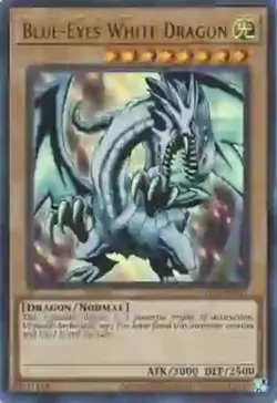 Yugioh! LP Blue-Eyes White Dragon - LOB-EN001 - Ultra Rare - Unlimited 25th Anni - Image 1