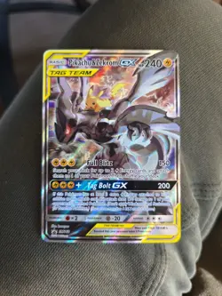 Pokemon TCG Black Star Promo Pikachu & Zekrom GX SM168 Card Near Mint Full Art - Image 3