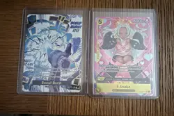 Bandai One Piece Card Game OP06 Boeuf Burst & S-Snake Holo Cards Lot - Image 1