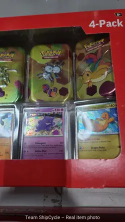 82 Set 1 And Set 2 Pokemon 151 Tins 4 Promo Cards Sams Club Exclusive G2U - Image 4