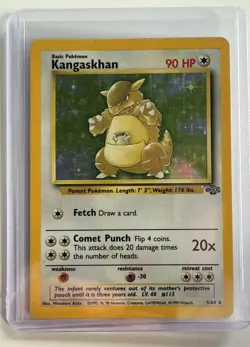 Kangaskhan Holo Rare 5/64 - Jungle Set 1999 - Vintage WOTC Pokemon Card - Image 2