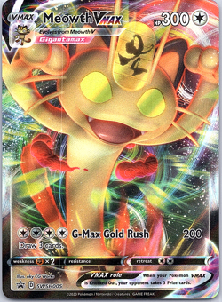 Meowth VMAX SWSH005 SWSH: Sword & Shield Promo Cards Holo - Image 1