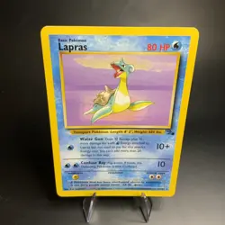 Lapras - 25/62 - Non Holo Rare - Fossil LP Vintage Pokemon Card WOTC 1999 - Image 1