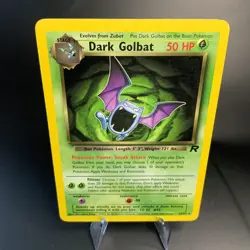 Dark Golbat 24/82 Team Rocket Regular Non-holo LP Vintage Pokemon Card - Image 1