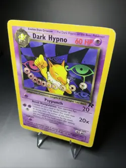 Dark Hypno 26/82 Team Rocket Rare Non-Holo MP Creased Back Vintage Pokemon Card - Image 2