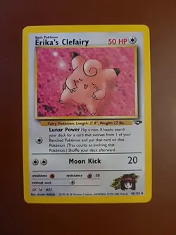 Pokemon TCG Erika's Clefairy Gym Challenge Non Holo Card 40/132 - Image 1
