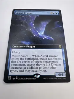 Astral Dragon (Extended Art) - Baldur's Gate Commander - MTG Near Mint - Image 1