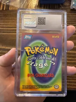 Charizard Topps 1999 cgc 9 MINT the First Movie First Print CGC Pokemon card TV - Image 4