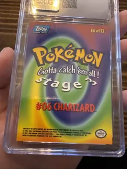 Charizard Topps 1999 cgc 9 MINT the First Movie First Print CGC Pokemon card TV - Image 5