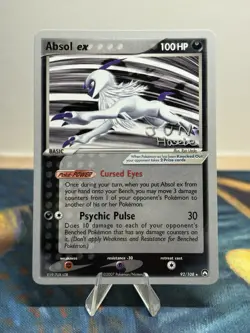 Absol ex 92/108 Ex Power Keepers World Championship 2007 Non Holo Pokemon Card - Image 1