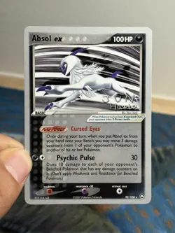 Absol ex 92/108 Ex Power Keepers World Championship 2007 Non Holo Pokemon Card - Image 3