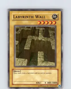 Yu-Gi-Oh TCG Labyrinth Wall MRL-055 Unlimited Common Card Played LP - Image 1