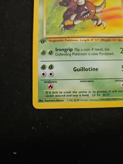 Pokemon TCG Pinsir Card 25/64 Jungle 1st Edition Regular, LP - Image 5