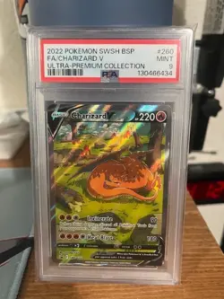 Charizard V SWSH260 SWSH: Sword & Shield Promo Cards Holo PSA 9 - Image 1