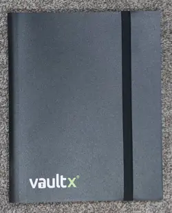 VAULT X 9-Pocket Strap Binder - 20 Pages Album - 360 Cards - BLACK - Image 1