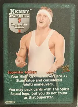 WWE RAW DEAL THE SPIRIT SQUAD 9 CARD LOT - Image 4