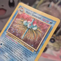 Pokemon TCG Misty's Tentacruel Holo Rare Card 10/132 Gym Heroes Unlimited - HP - Image 3