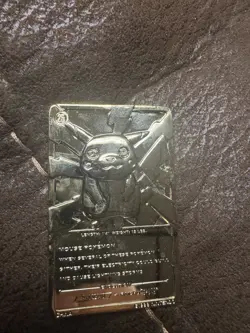 1999 Pikachu Pokemon 23k Gold Plated Trading Card Burger King with Certificate - Image 3