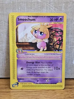 Smoochum 61/147 Aquapolis Non-Holo Pokemon Card TCG - Image 1