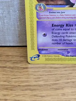 Smoochum 61/147 Aquapolis Non-Holo Pokemon Card TCG - Image 5