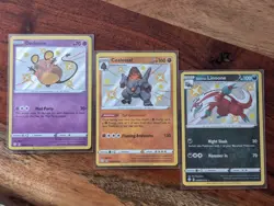 Pokemon TCG: Shining Fates 3 Card Lot - Dedene - Coalossal - Linoone - Shiny NM+ - Image 1