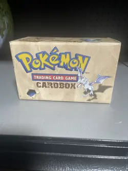 Pokemon TCG Fossil 1999 Original Vintage Storage Box Only No Cards Nice Shape - Image 1