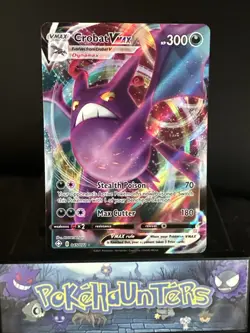 Pokemon Card Crobat VMAX 045/072 Shining Fates Full Art Ultra Rare Near Mint - Image 1