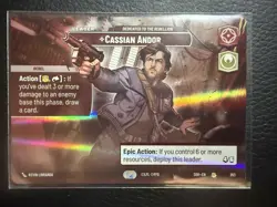 Star Wars Unlimited Cassian Andor Showcase Card #263 (SOR) Near Mint - Image 1