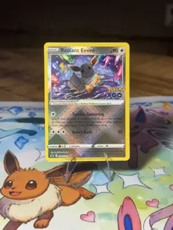 Pokemon TCG Radiant Eevee SWSH230 Holo Black Star Promo Card - MINT - Image 1