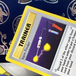 Item Finder 1999 Base Set 1st Edition Shadowless 74/102 Pokemon Card NM - Image 3
