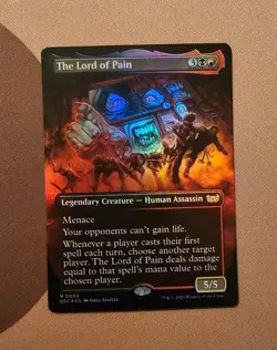 MTG The Lord of Pain (Borderless) x1 NM *FOIL* from Commander: Duskmourn - Image 1