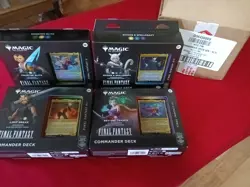 FINAL FANTASY Sealed Commander Deck (Set of All 4 Decks) Magic MTG - Image 1
