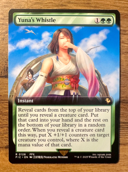 Magic MTG Final Fantasy Yuna's Whistle #126 *NON-FOIL* Extended Art Rare - Image 1
