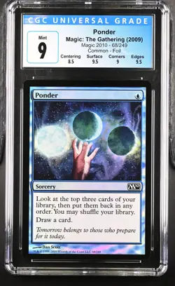 PONDER 2010 Core Set Foil C CGC 9 MTG [Nostalgium] - Image 1