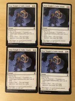 MTG 4x Your Temple Is Under Attack ** Battle for Baldur's Gate ** English (NM) - Image 1