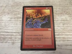1x Bedlam - NM - Urza's Saga - English - OOP MTG Goblin Haste Deck - Image 1