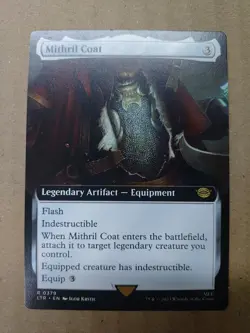 Mithril Coat LTR #379 Non-Foil Extended Art NM MTG - Image 1