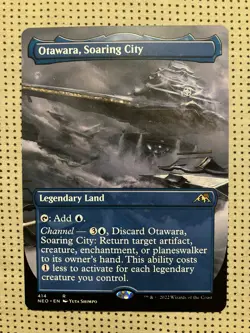Otawara, Soaring City (Borderless) Kamigawa: Neon Dynasty Regular - Image 1