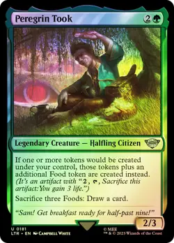 MTG FOIL Peregrin Took - The Lord of the Rings #181 - Image 1