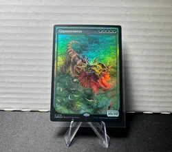MTG - Gigantosaurus (Borderless) (Foil) - Foundations (FDN) - Image 1