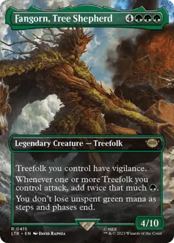 MTG Fangorn, Tree Shepherd Borderless - The Lord of the Rings #415 - Image 1