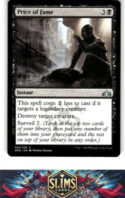 Magic the Gathering MTG Guilds of Ravnica Price of Fame #83 Buy 2 Get 1 - Image 1