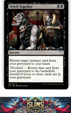 Magic the Gathering MTG Commander 2018 Stitch Together #119 Buy 2 Get 1 - Image 1