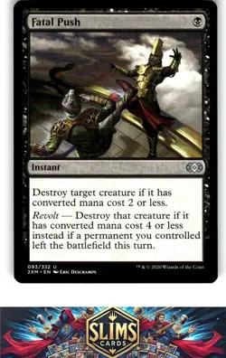 Magic the Gathering MTG Double Masters Fatal Push #93 Buy 2 Get 1 - Image 1