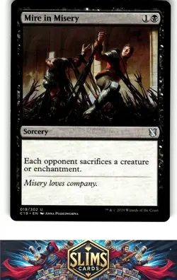 Magic the Gathering MTG Commander 2019 Mire in Misery #19 Buy 2 Get 1 - Image 1