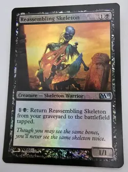 Reassembling Skeleton FOIL Magic 2011 M11 MTG Gathering 1x - Image 1