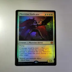 MTG foil Phyrexian Vindicator, Phyrexia: All Will Be One! - Image 1